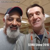 SEMA 2016 - Paul McTier with Lou Santiago - SEMA 2016